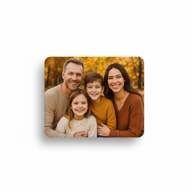 custom photo magnet of family